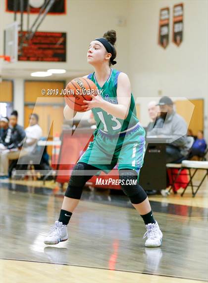 Thumbnail 1 in Woodside vs Forest Park (StatVa Girls Basketball Classic) photogallery.