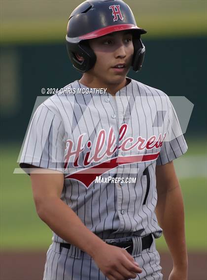 Thumbnail 2 in Hillcrest vs Walnut Grove (UIL Baseball 5A Region 2 Area) photogallery.
