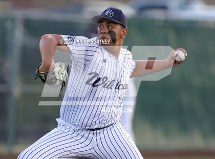 Thumbnail 2 in Hillcrest vs Walnut Grove (UIL Baseball 5A Region 2 Area) photogallery.