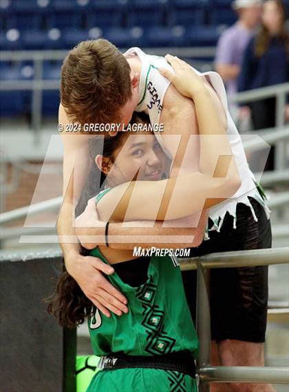 Thumbnail 3 in Dodd City vs Newcastle (UIL 1A Basketball Regional Finals) photogallery.