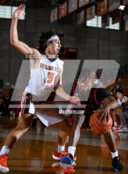 Thumbnail 1 in Orange Lutheran vs. Rolling Hills Prep (Mater Dei Extravaganza) photogallery.