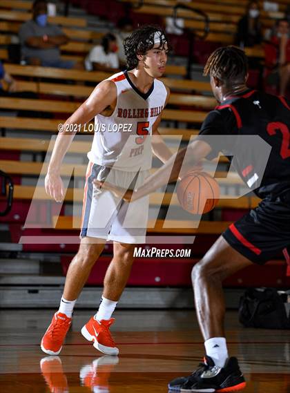 Thumbnail 2 in Orange Lutheran vs. Rolling Hills Prep (Mater Dei Extravaganza) photogallery.