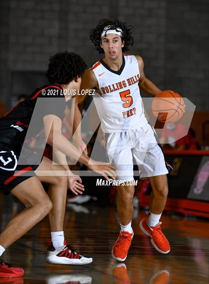 Thumbnail 1 in Orange Lutheran vs. Rolling Hills Prep (Mater Dei Extravaganza) photogallery.