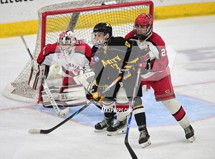 Thumbnail 2 in Amity Regional vs. Cheshire (CIAC DII Semifinal) photogallery.