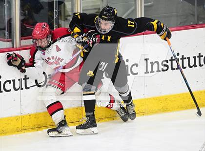 Thumbnail 2 in Amity Regional vs. Cheshire (CIAC DII Semifinal) photogallery.