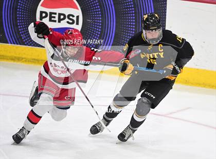 Thumbnail 2 in Amity Regional vs. Cheshire (CIAC DII Semifinal) photogallery.