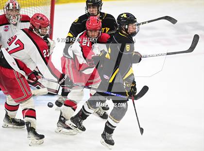 Thumbnail 1 in Amity Regional vs. Cheshire (CIAC DII Semifinal) photogallery.