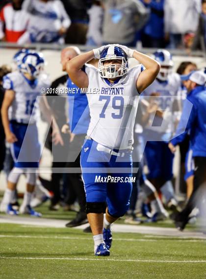 Thumbnail 1 in Bryant vs. North Little Rock (AAA 7A Final) photogallery.