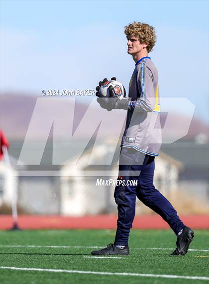 Thumbnail 3 in South Tahoe vs. Sports Leadership & Management (NIAA 3A State Finals) photogallery.