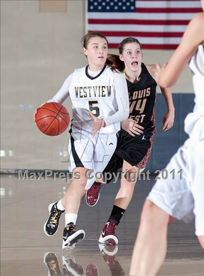 Thumbnail 1 in Clovis West vs Westview (So Cal Holiday Prep Classic) photogallery.