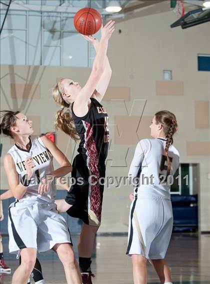 Thumbnail 2 in Clovis West vs Westview (So Cal Holiday Prep Classic) photogallery.