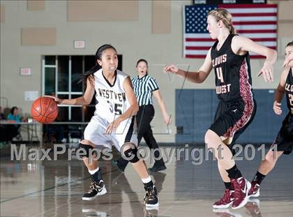 Thumbnail 1 in Clovis West vs Westview (So Cal Holiday Prep Classic) photogallery.