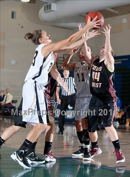 Thumbnail 1 in Clovis West vs Westview (So Cal Holiday Prep Classic) photogallery.