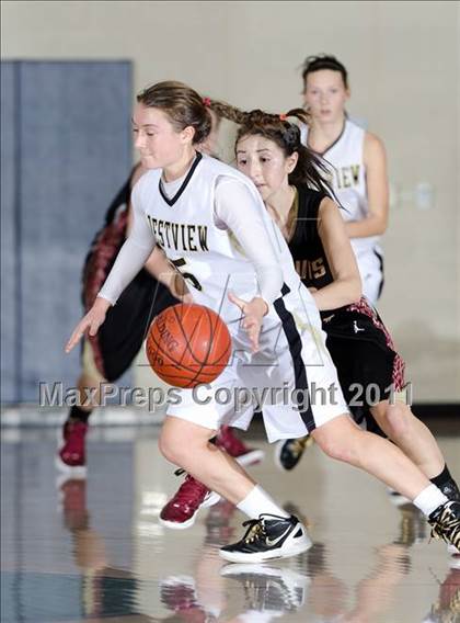 Thumbnail 2 in Clovis West vs Westview (So Cal Holiday Prep Classic) photogallery.