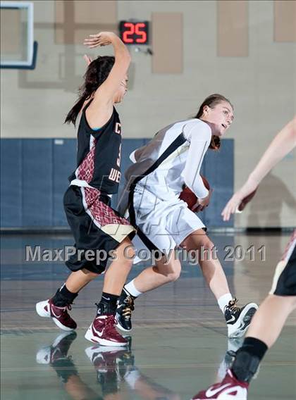 Thumbnail 2 in Clovis West vs Westview (So Cal Holiday Prep Classic) photogallery.