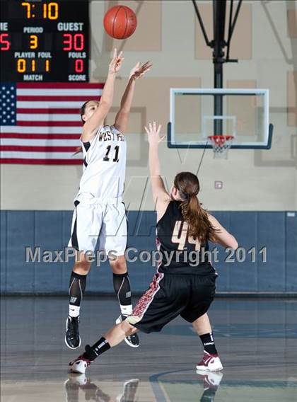 Thumbnail 3 in Clovis West vs Westview (So Cal Holiday Prep Classic) photogallery.