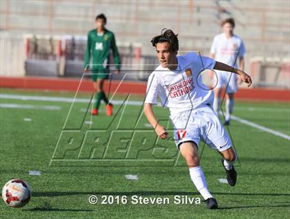 Thumbnail 3 in Cathedral Catholic vs. Santa Barbara (CIF SoCal Regional D1 Semifinal) photogallery.