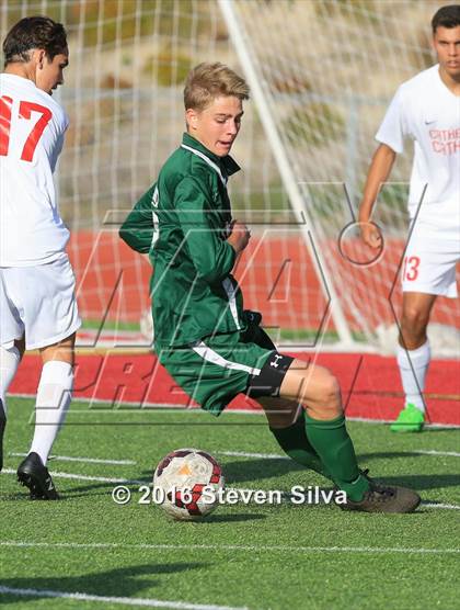 Thumbnail 1 in Cathedral Catholic vs. Santa Barbara (CIF SoCal Regional D1 Semifinal) photogallery.