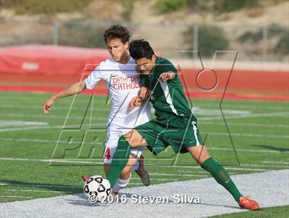 Thumbnail 1 in Cathedral Catholic vs. Santa Barbara (CIF SoCal Regional D1 Semifinal) photogallery.