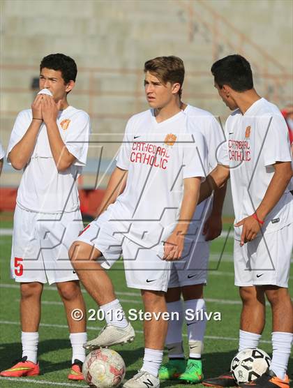 Thumbnail 3 in Cathedral Catholic vs. Santa Barbara (CIF SoCal Regional D1 Semifinal) photogallery.