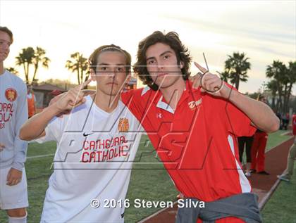 Thumbnail 3 in Cathedral Catholic vs. Santa Barbara (CIF SoCal Regional D1 Semifinal) photogallery.