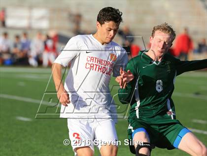 Thumbnail 3 in Cathedral Catholic vs. Santa Barbara (CIF SoCal Regional D1 Semifinal) photogallery.