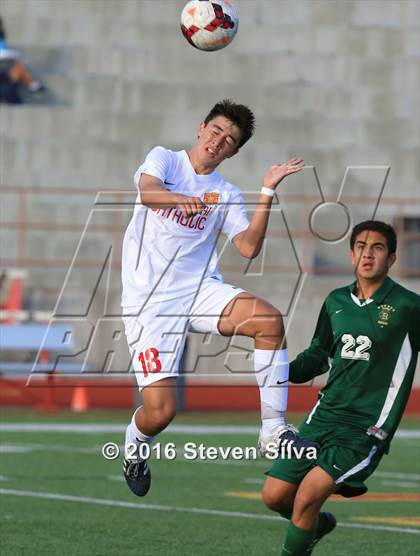 Thumbnail 3 in Cathedral Catholic vs. Santa Barbara (CIF SoCal Regional D1 Semifinal) photogallery.