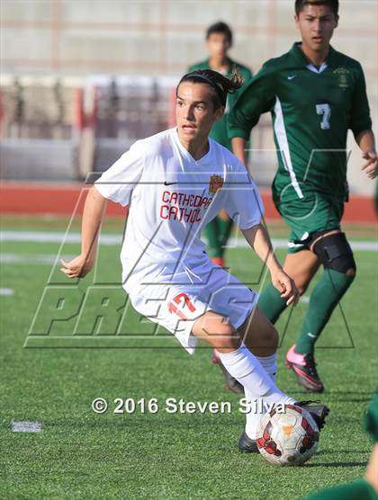 Thumbnail 1 in Cathedral Catholic vs. Santa Barbara (CIF SoCal Regional D1 Semifinal) photogallery.