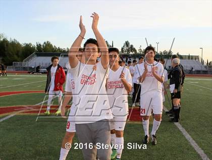 Thumbnail 2 in Cathedral Catholic vs. Santa Barbara (CIF SoCal Regional D1 Semifinal) photogallery.