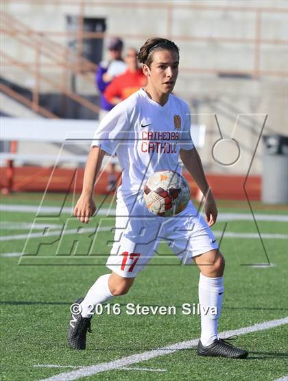 Thumbnail 3 in Cathedral Catholic vs. Santa Barbara (CIF SoCal Regional D1 Semifinal) photogallery.