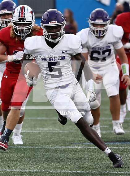 Thumbnail 1 in Providence Day vs. Northwestern (at Bank of America Stadium) photogallery.