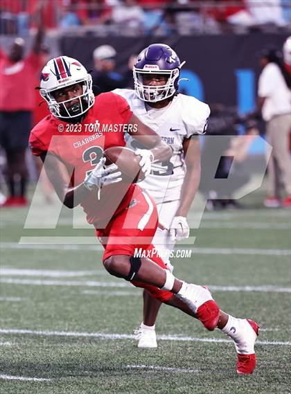 Thumbnail 1 in Providence Day vs. Northwestern (at Bank of America Stadium) photogallery.