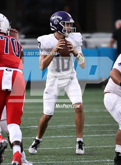 Thumbnail 3 in Providence Day vs. Northwestern (at Bank of America Stadium) photogallery.