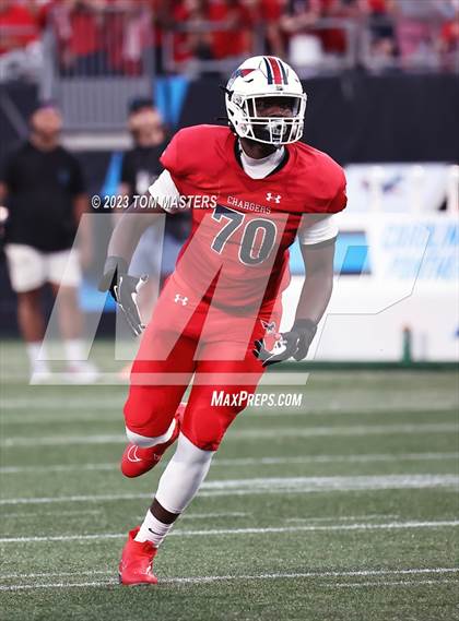 Thumbnail 3 in Providence Day vs. Northwestern (at Bank of America Stadium) photogallery.