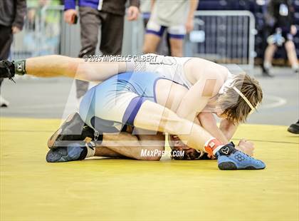 Thumbnail 3 in NYSPHSAA Wrestling Dual Finals Semi-Final (Horseheads vs Farmingdale) photogallery.