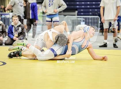 Thumbnail 3 in NYSPHSAA Wrestling Dual Finals Semi-Final (Horseheads vs Farmingdale) photogallery.