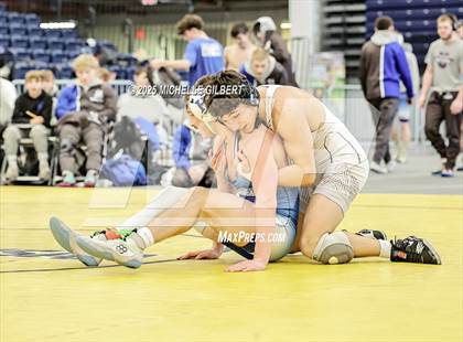Thumbnail 2 in NYSPHSAA Wrestling Dual Finals Semi-Final (Horseheads vs Farmingdale) photogallery.