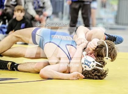 Thumbnail 1 in NYSPHSAA Wrestling Dual Finals Semi-Final (Horseheads vs Farmingdale) photogallery.