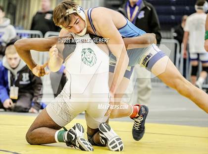 Thumbnail 3 in NYSPHSAA Wrestling Dual Finals Semi-Final (Horseheads vs Farmingdale) photogallery.