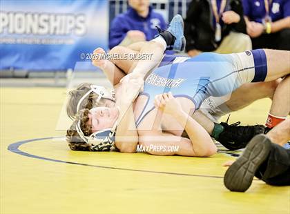 Thumbnail 2 in NYSPHSAA Wrestling Dual Finals Semi-Final (Horseheads vs Farmingdale) photogallery.