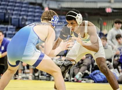 Thumbnail 2 in NYSPHSAA Wrestling Dual Finals Semi-Final (Horseheads vs Farmingdale) photogallery.