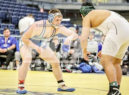 Thumbnail 3 in NYSPHSAA Wrestling Dual Finals Semi-Final (Horseheads vs Farmingdale) photogallery.