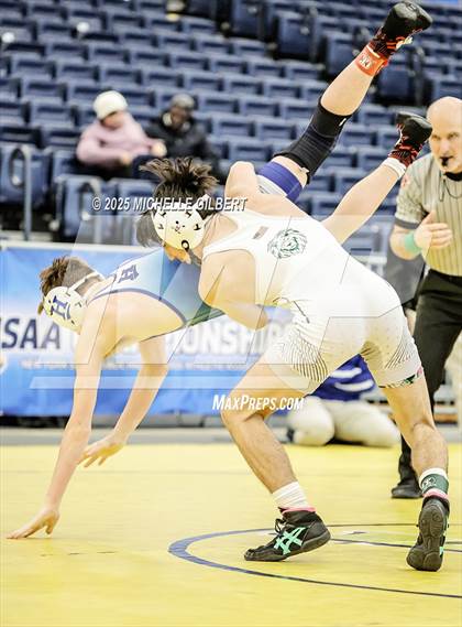 Thumbnail 2 in NYSPHSAA Wrestling Dual Finals Semi-Final (Horseheads vs Farmingdale) photogallery.