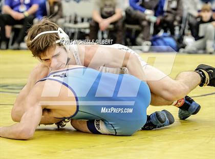 Thumbnail 2 in NYSPHSAA Wrestling Dual Finals Semi-Final (Horseheads vs Farmingdale) photogallery.
