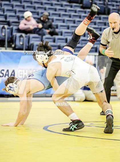 Thumbnail 3 in NYSPHSAA Wrestling Dual Finals Semi-Final (Horseheads vs Farmingdale) photogallery.
