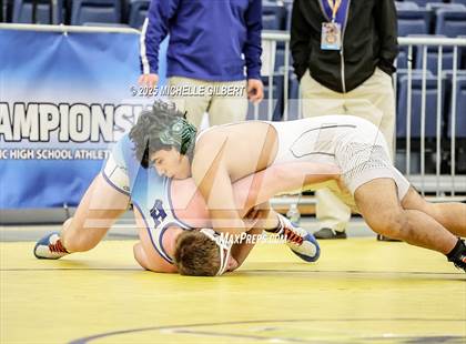 Thumbnail 3 in NYSPHSAA Wrestling Dual Finals Semi-Final (Horseheads vs Farmingdale) photogallery.