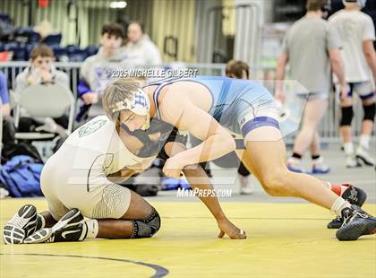 Thumbnail 2 in NYSPHSAA Wrestling Dual Finals Semi-Final (Horseheads vs Farmingdale) photogallery.