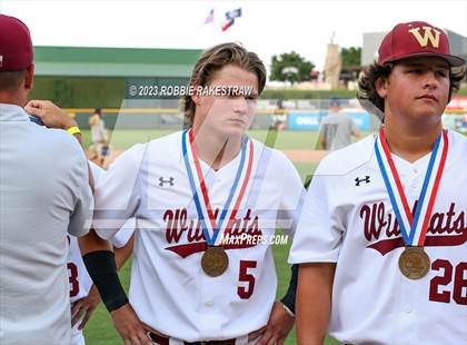 Thumbnail 2 in Cypress Woods vs. Flower Mound (UIL 6A Baseball State Semifinal Medal Ceremony) photogallery.