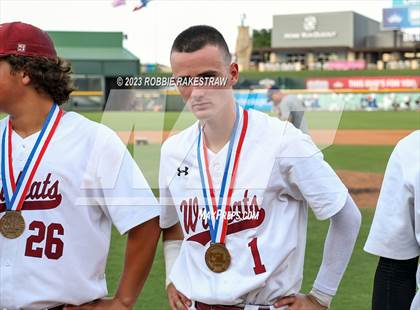 Thumbnail 1 in Cypress Woods vs. Flower Mound (UIL 6A Baseball State Semifinal Medal Ceremony) photogallery.