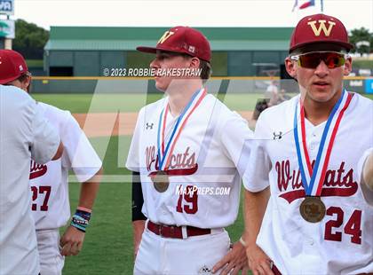 Thumbnail 3 in Cypress Woods vs. Flower Mound (UIL 6A Baseball State Semifinal Medal Ceremony) photogallery.